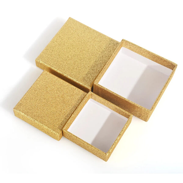 Glitter Paper Gift Boxes