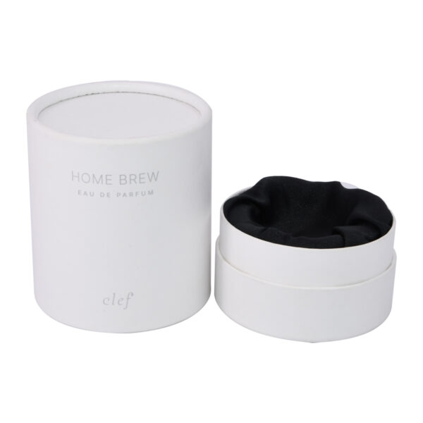 Perfume Paper Cylindrical Tube Boxes with Satin Lined Holder