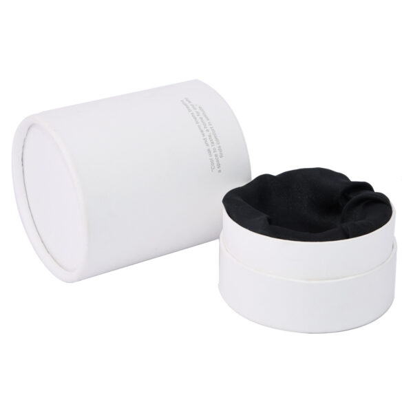 Perfume Paper Cylindrical Tube Boxes with Satin Lined Holder