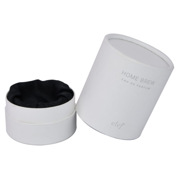 Perfume Paper Cylindrical Tube Boxes with Satin Lined Holder