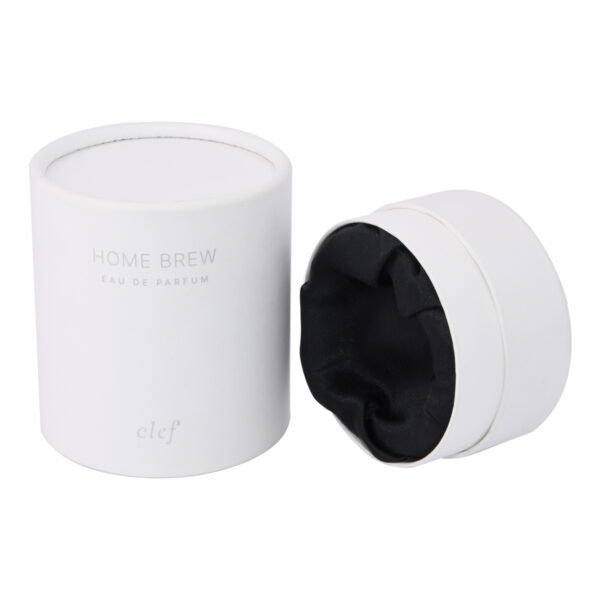Perfume Paper Cylindrical Tube Boxes with Satin Lined Holder