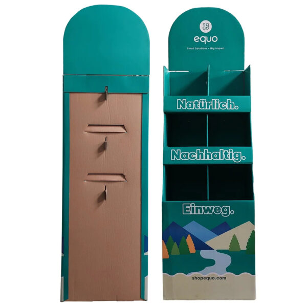 Cardboard Display Box Stand Retail Display Stand Dealer