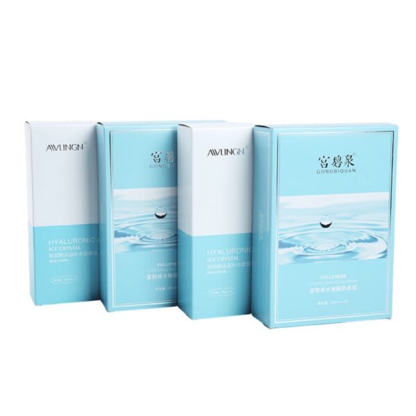 Silver card white card paper cosmetic box Factory