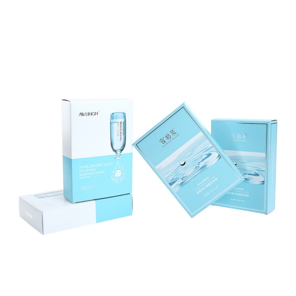 Silver card white card paper cosmetic box Factory