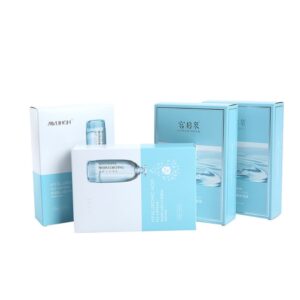 Silver card white card paper cosmetic box Factory