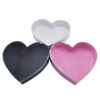 Custom Heart Shaped Cardboard Gift Box With Transparent Lid
