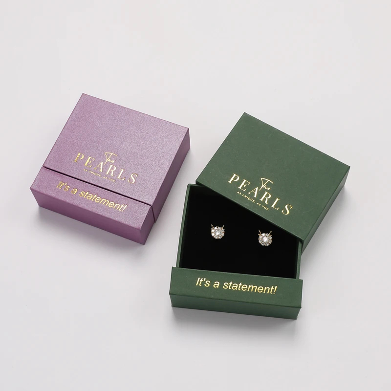 Custom Jewelry Cardboard Sliding Packaging Box Wholesale
