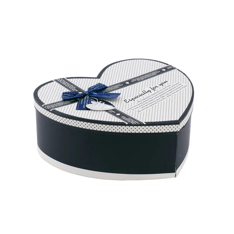 Customized Heart Shape Chocolate Gift Box with Lid Exporter