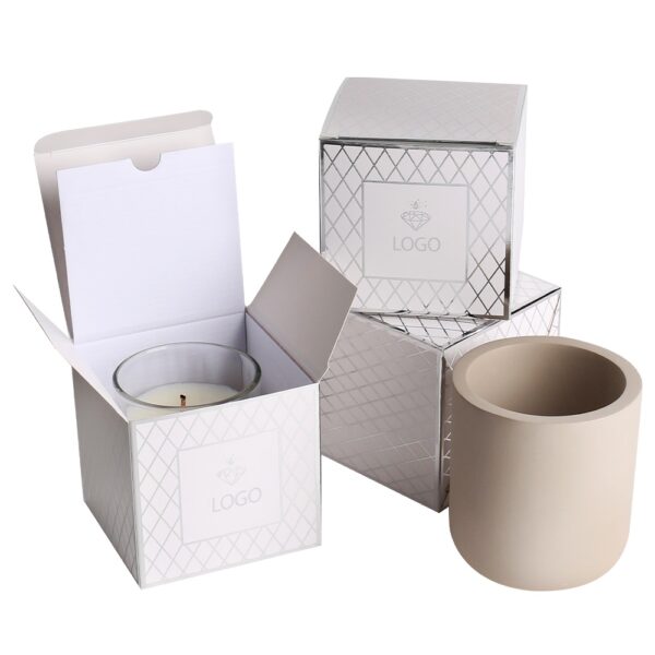 Customized square candle gift boxes Glassware box Factory