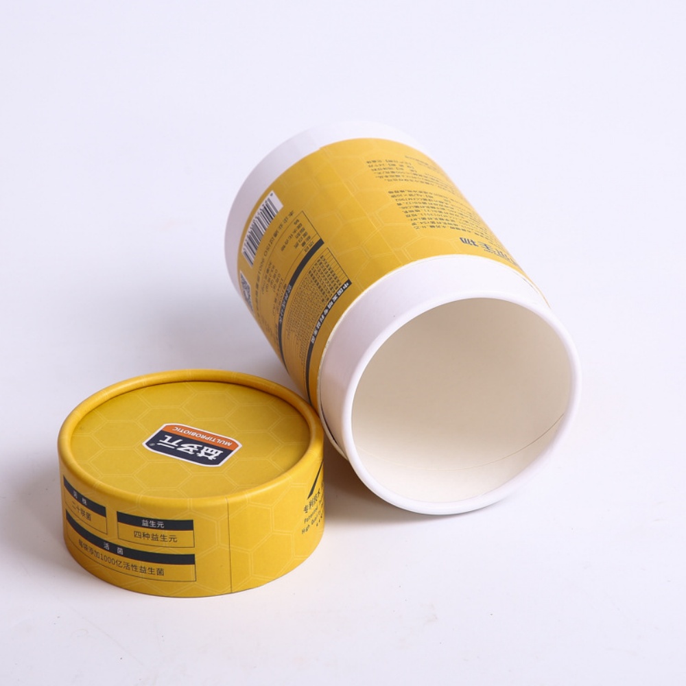 Cylinder Box Kraft Paper Jar Honey Food Packaging Box Vendor