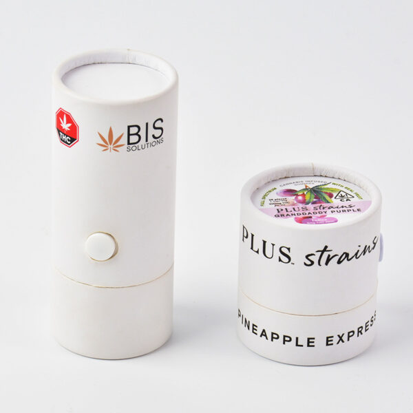 Cylinder Box With Lid Paper Tube Perfume Cosmetics Exporter