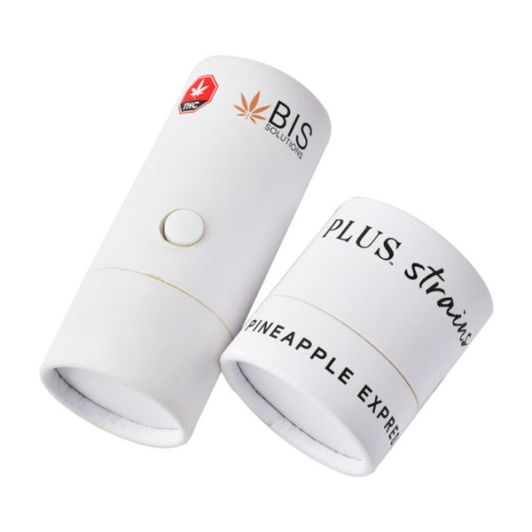 Cylinder Box With Lid Paper Tube Perfume Cosmetics Exporter