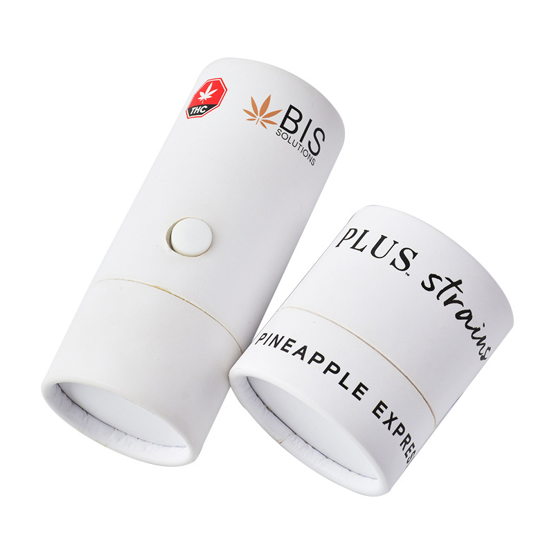 Cylinder Box With Lid Paper Tube Perfume Cosmetics Exporter