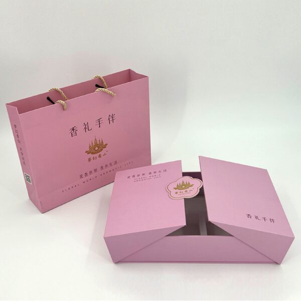 Double Door Cosmetic Gift Box Packaging Box Manufacturing