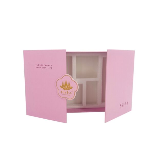Double Door Cosmetic Gift Box Packaging Box Manufacturing