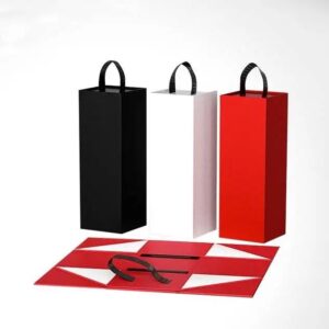 Folding gift box custom wine bottle packaging box Supplier