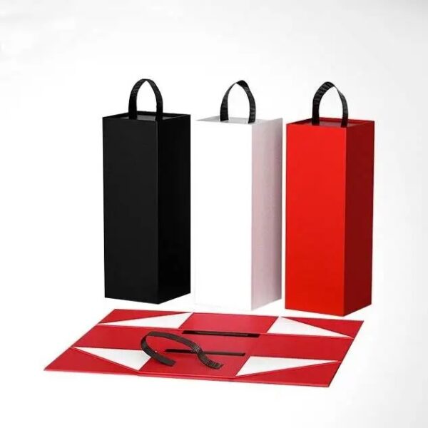 Folding gift box custom wine bottle packaging box Supplier