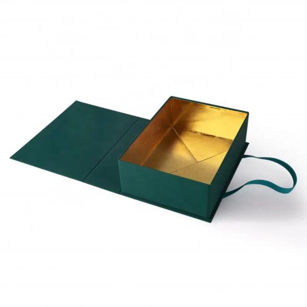 Folding gift box magnetic box with elastic string China