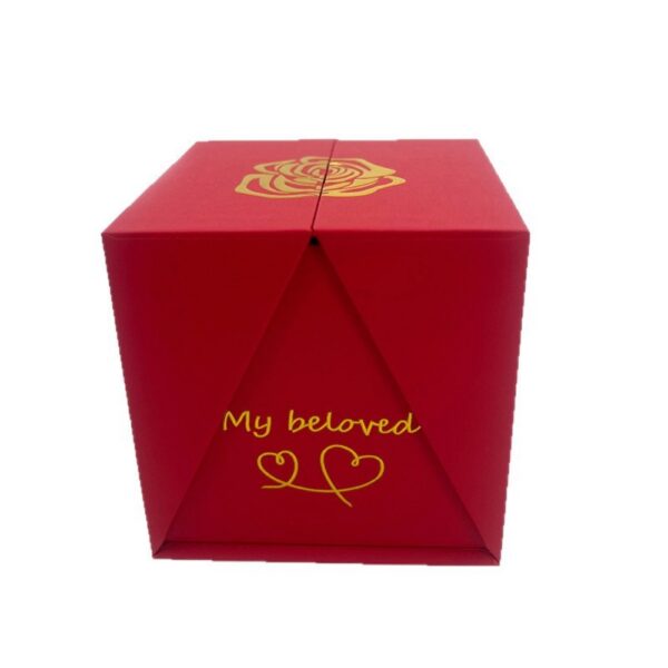 Gold stamping double door creative jewelry box Wholesale