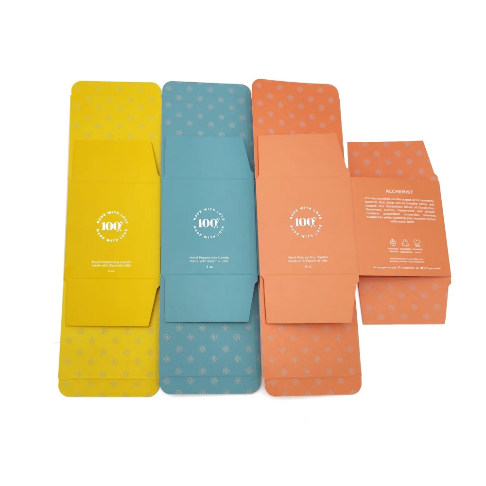 High-end customized candle square gift boxes wholesale