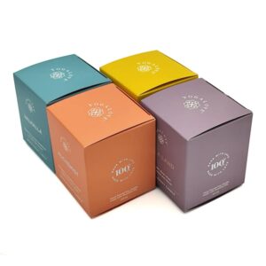 High-end customized candle square gift boxes wholesale