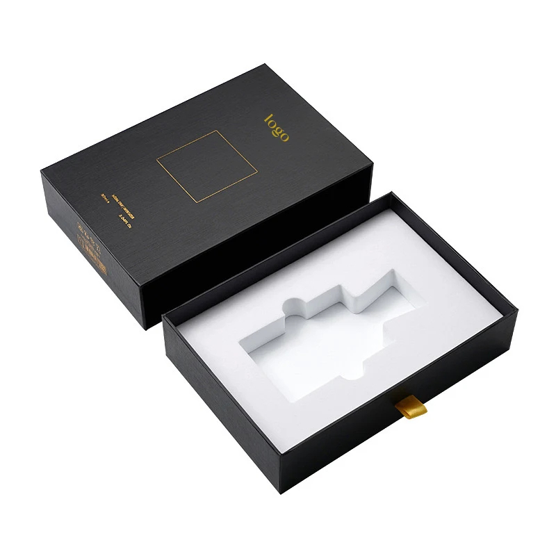 Luxury custom black perfume boxes with lids Manufacturers