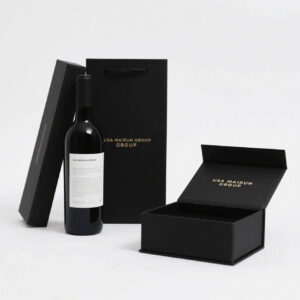 Luxury hard magnetic wine boxes packaging Manufacturing