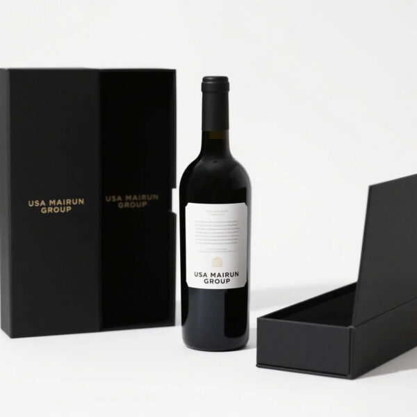 Luxury hard magnetic wine boxes packaging Manufacturing