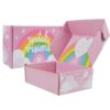Pink Custom Airplane Box Corrugated Cardboard Gift Box Bulk