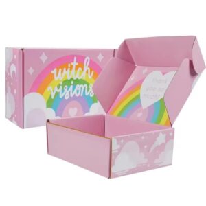 Pink Custom Airplane Box Corrugated Cardboard Gift Box Bulk