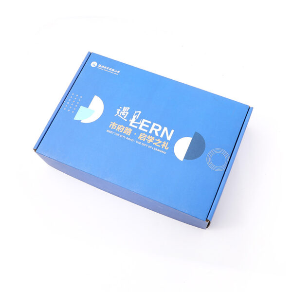 Aircraft personalized custom white corrugated gift box Bulk