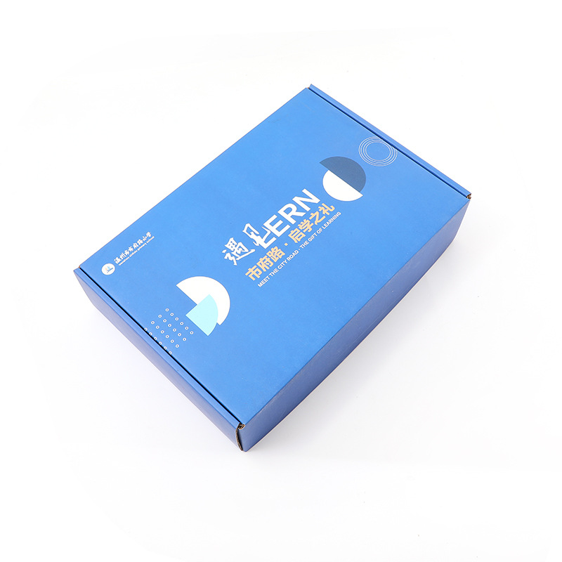 Aircraft personalized custom white corrugated gift box Bulk