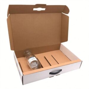 Wine Box Aircraft Box With Handle Customized Logo Exporte
