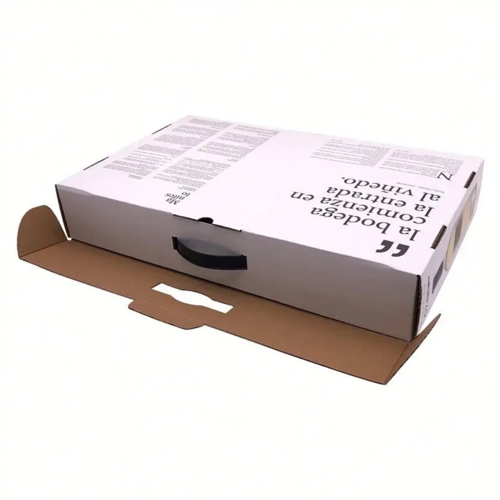 Wine Box Aircraft Box With Handle Customized Logo Exporte