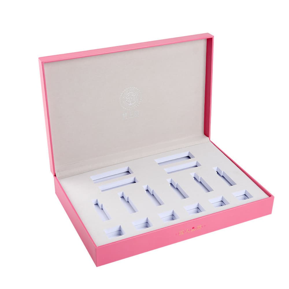 gold stamping packaging book shape color box Manufacturing