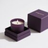 brown rigid cardboard Custom square candle gift box Maker