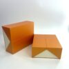 Double door wine box custom folio packaging box Supplier