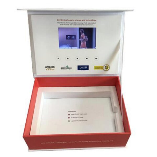 custom lcd video brochure box video gift box Suppliers