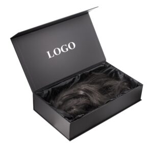 custom magnetic lid rigid wigs silk insert package Exporter