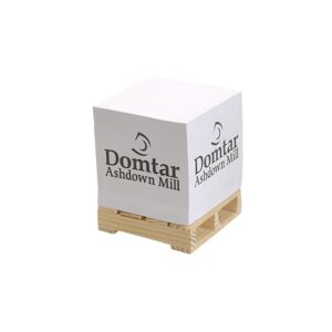 custom sticky note cube with wooden pallet Distributor
