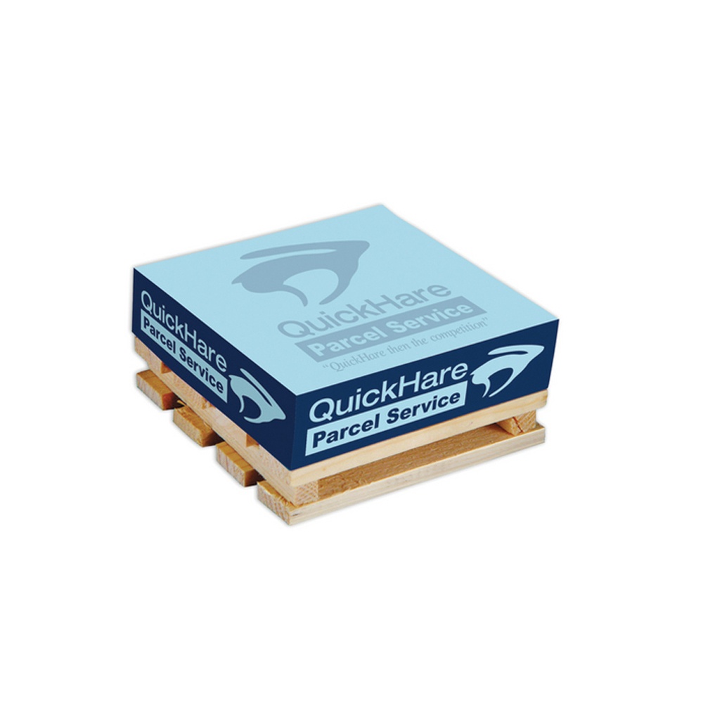 custom sticky note cube with wooden pallet Distributor