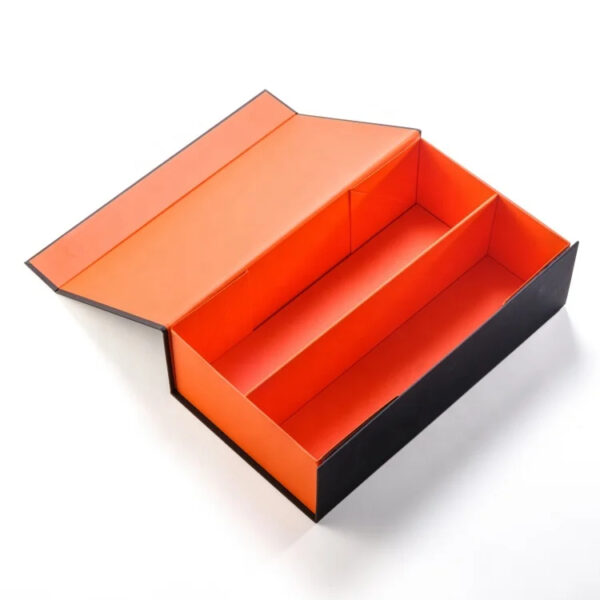 Custom Magnetic Folding Wine Cardboard Packaging Box Maker