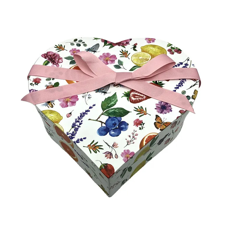 Customized Heart Shaped Chocolate Packaging Gift Box Maker