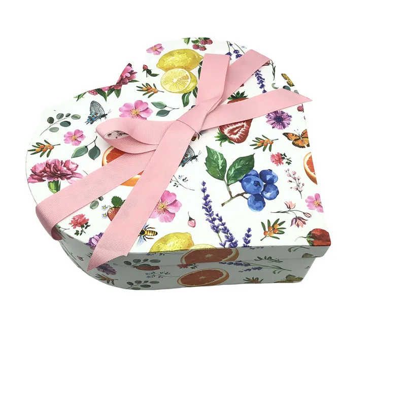 Customized Heart Shaped Chocolate Packaging Gift Box Maker