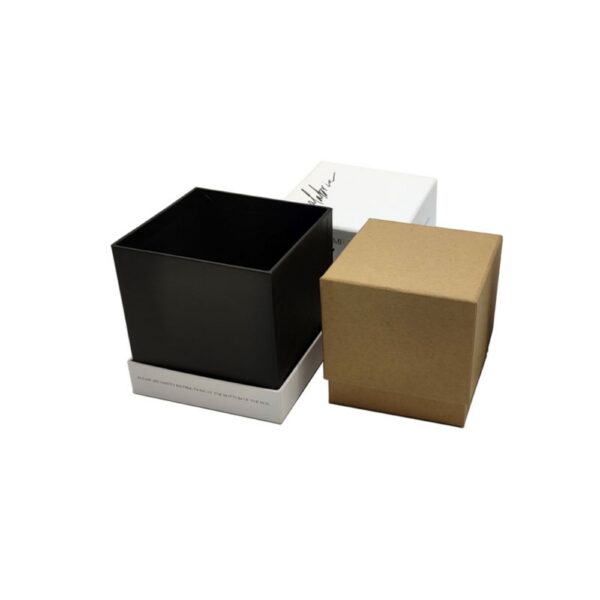luxury square candle box Lid and Base Gift Box Supplier