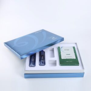 Cosmetic flip cover skin care product packaging box