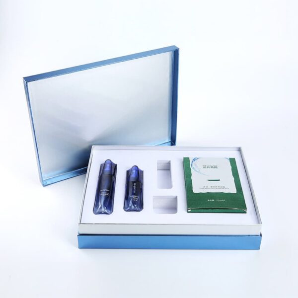 Cosmetic flip cover skin care product packaging box