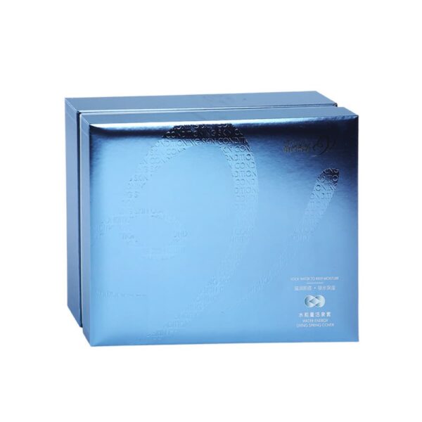 Cosmetic flip cover skin care product packaging box