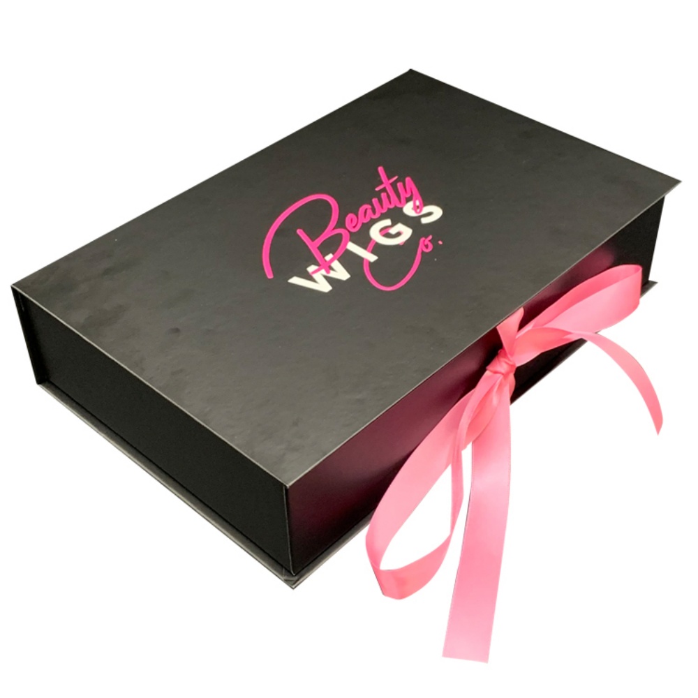 wholesale can custom logo wig hair boxes Manufacturing