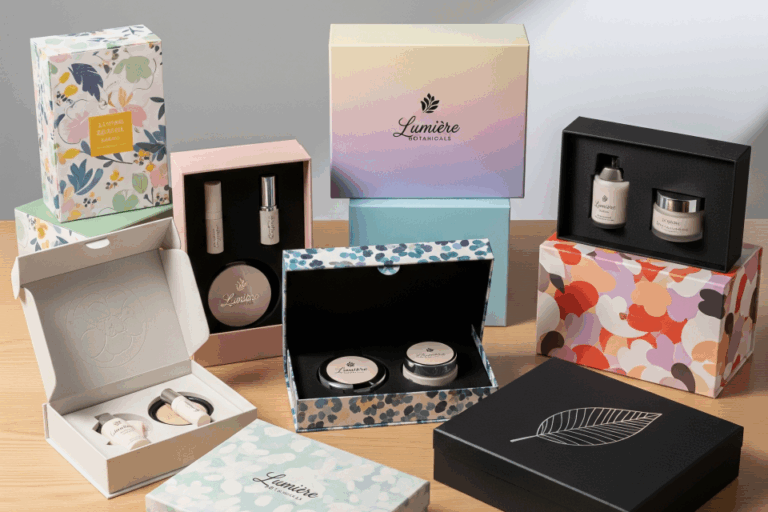 Beauty product gift box